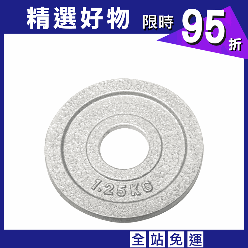 【ABSport】奧林匹克專用槓片（1.25kg*2）／烤漆槓片