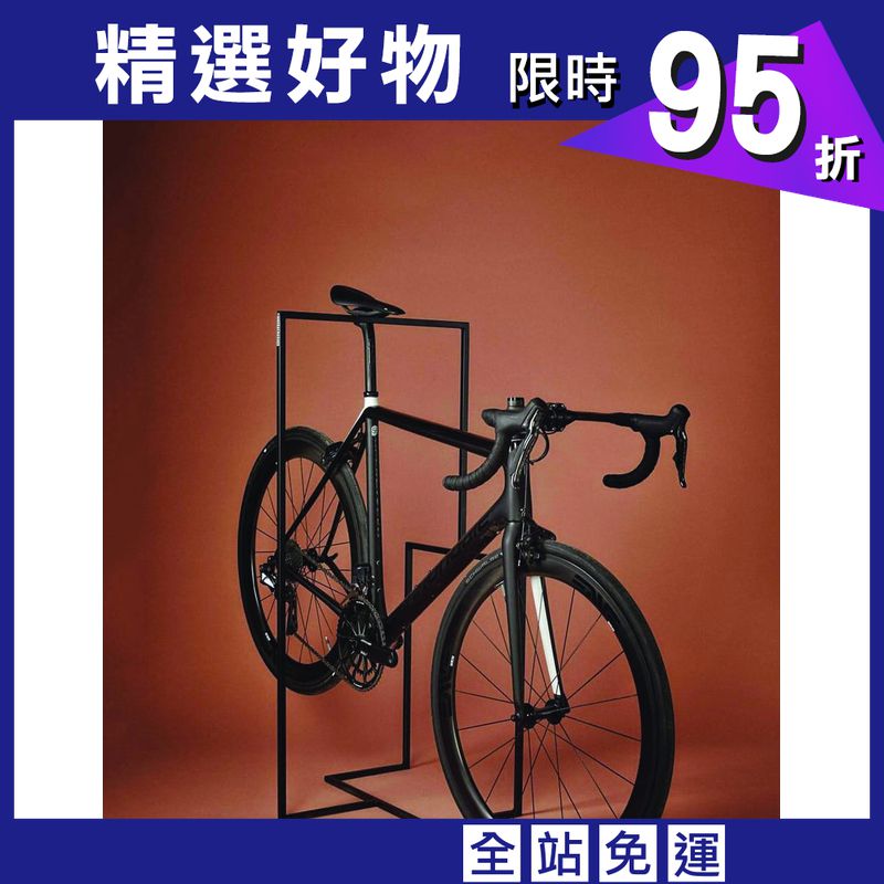 黑色極簡風自行車收納架 極簡主義設計 自行車掛架