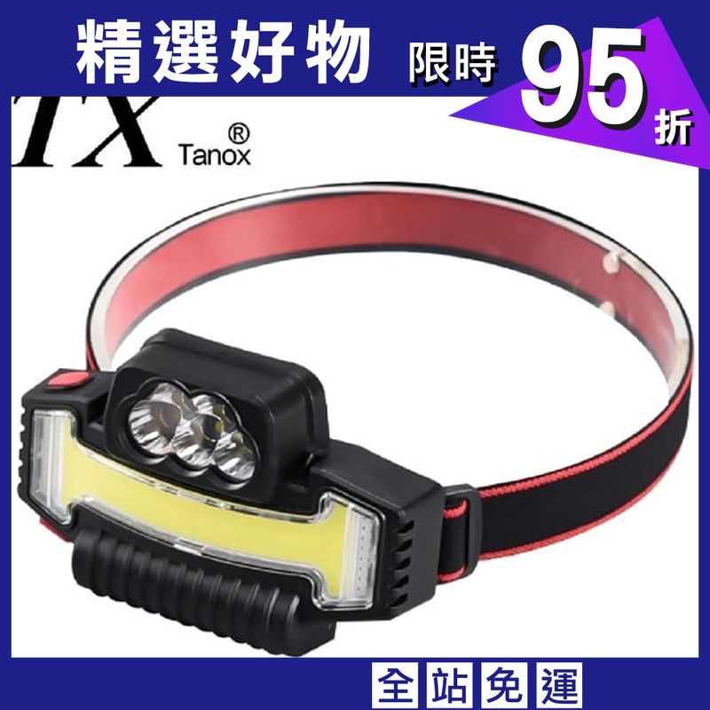 【TX】特林XPG+COB多光源多用途輕便頭燈(HD-W685)