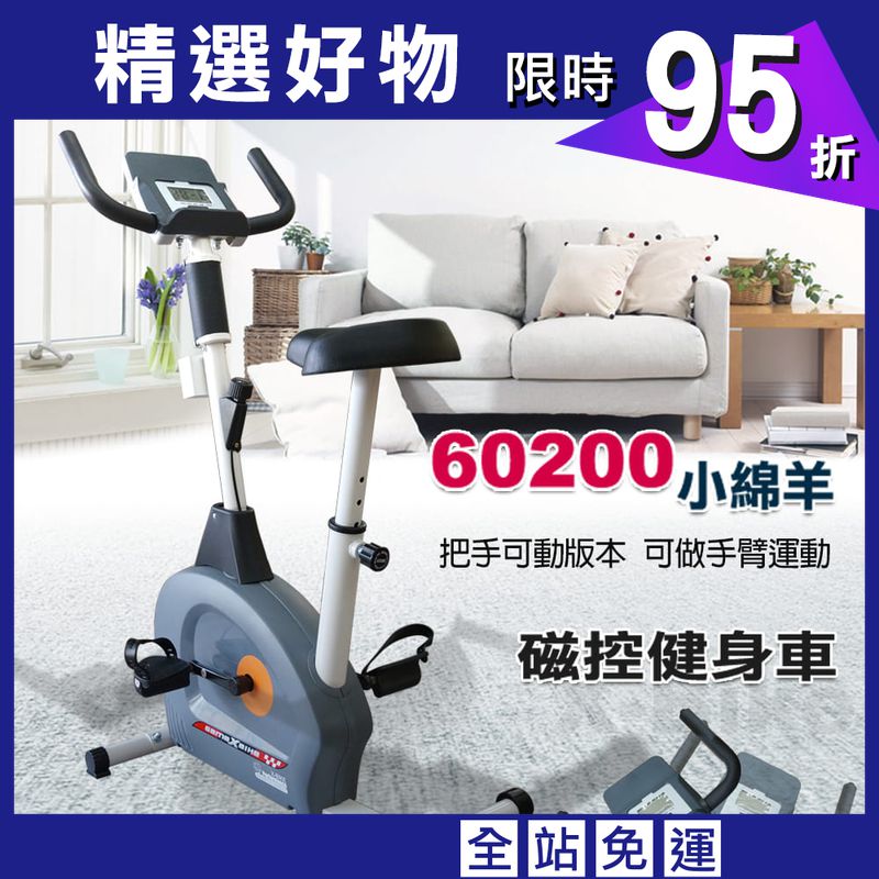 【X-BIKE晨昌】小綿羊立式磁控健身車 60200(手把可動版)
