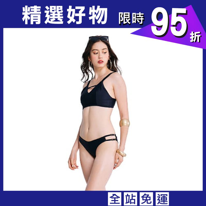 【SAIN SOU】華燕比基尼二件式泳裝附泳帽A922121